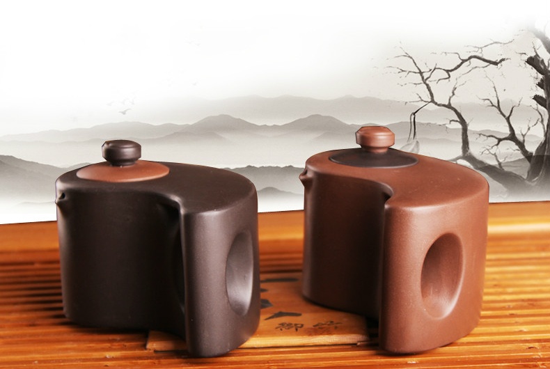 太極陰陽(yáng)紫砂壺，創(chuàng)意格紫砂壺