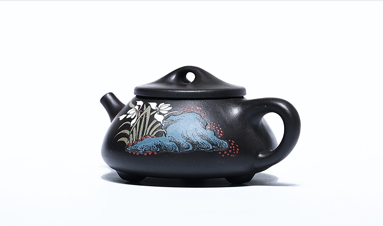 石瓢手工紫砂壺，精致典雅紫砂壺