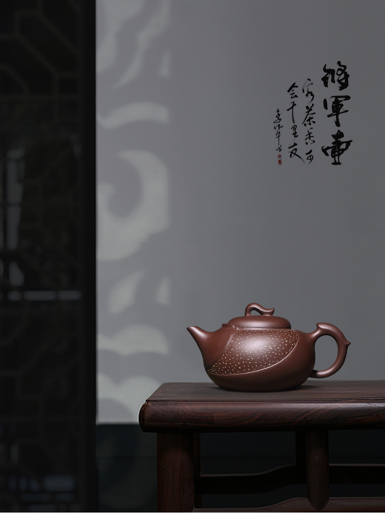 將軍壺紫砂壺，雅韻精美紫砂壺